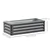 2 Raised Garden Beds Outdoor Planter Box in Dark Grey for Gardening