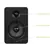 KANTO Passive 5.25” Bookshelf Speakers, 1” Silk Tweeter, Black (YUP6)