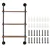 Industrial Pipe Shelf 3 Tier 24x7.87in Wall-Mount for Kitchen