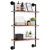 Industrial Pipe Shelf 3 Tier 24x7.87in Wall-Mount for Kitchen