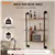 Industrial Pipe Shelf 3 Tier 24x7.87in Wall-Mount for Kitchen