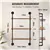 Industrial Pipe Shelf 3 Tier 24x7.87in Wall-Mount for Kitchen