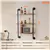 Industrial Pipe Shelf 3 Tier 24x7.87in Wall-Mount for Kitchen