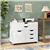 5 Drawer Rolling Mobile Chest Storage Cabinet