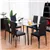 6Pcs PU Leather Dining Chairs Set