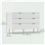 Modern 6-Drawer Dresser for Bedroom with Gold Legs and Handles, White