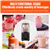 Professional Blender Commercial Countertop Blenders 68 oz Shakes-black