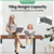 IMGadgets Standing Electric Adjustable Desk, 47' x 24' (Brown)