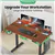 IMGadgets Standing Electric Adjustable Desk, 47' x 24' (Brown)