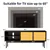 TV Cabinet 135x40cm, Modern Stand Storage