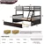 Twin Over Full Bunk Bed with Pull-out Trundle and Ladder