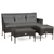 3 Pieces Patio Furniture Sectional Set