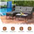 3 Pieces Patio Furniture Sectional Set