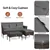 3 Pieces Patio Furniture Sectional Set