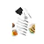 Cuisinart German Steel V-Edge 9-Piece Knife Block Set