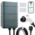 Level 2 Smart EV Charger 0-40A, 9.6kW, WiFi, 22ft Cable, ETL Certified