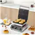 Commercial Waffle Maker Round Waffle Iron Machine 4PCS 1750W