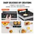 Commercial Waffle Maker Round Waffle Iron Machine 4PCS 1750W