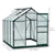 6.2' x 8.3' x 6.6' Clear Polycarbonate Greenhouse with Slide Door