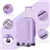 5 Piece Luggage Sets Lightweight Suitcase with Lock Spinner Wheel