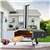 12' Outdoor Wood Pellet Pizza Oven with 360 degree Rotating Stone