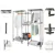 Sturdy Garment Organizer with Hanging Pole & 2 Storage Baskets