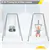 2-in-1 Baby Jumper & Swing , Foldable Stand , Indoor & Outdoor Use