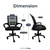 MotionGrey MC1 Ergonomic Breathable Mesh High Office Chair - Comfortab