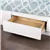 Modubox Twin Mate's Platform Storage Bed with 3 Drawers in White