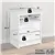 Modubox Studio Essentials 2 Drawer Nightstand in White