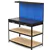 48 Inch Workbench with Pegboard and Drawers