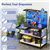 48 Inch Workbench with Pegboard and Drawers