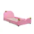 Twin Size Kids Upholstered Strawberry Pattern Toddler Bed