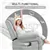 Swivel Massage Rocker - Light Grey