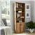 Classic 5-Tier Wooden Bookcase with Doors.