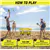 Roundnet Portable Pickleball Set Outdoor Fun for Backyard,Beach & Law.