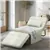 Sofa Bed – Folding Ottoman with Adjustable Backrest, Linen Couch.