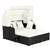 Patio Lounger with Canopy - Off White