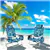 4-Pieces Backpack Beach Chair Collection - Navy