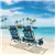 4-Pieces Backpack Beach Chair Collection - Navy