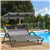 Outdoor Patio Chaise Lounge Chair with Sunshade Roof