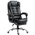 High Back Office Chair PU Leather Executive Office Chair, Black