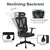 MotionGrey - MC3 Office Chair - Comfy High Mesh Back Support with Adju