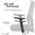 MotionGrey - MC3 Office Chair - Comfy High Mesh Back Support with Adju