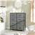 8-Drawer Dresser, 4-Tier Wide Storage Chest – Grey with Wood Top