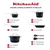 KitchenAid Ceramic Forged Aluminum Nonstick Cookware Set, 10 Piece