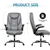 Guessky Ergonomic Office Chair with Armrest & Lumbar Support