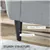 Grey Modern Couch with Wood Legs
