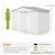 Outdoor Storage Shed with Foundation - Brown