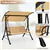Outdoor Porch Swing Lounger - Beige